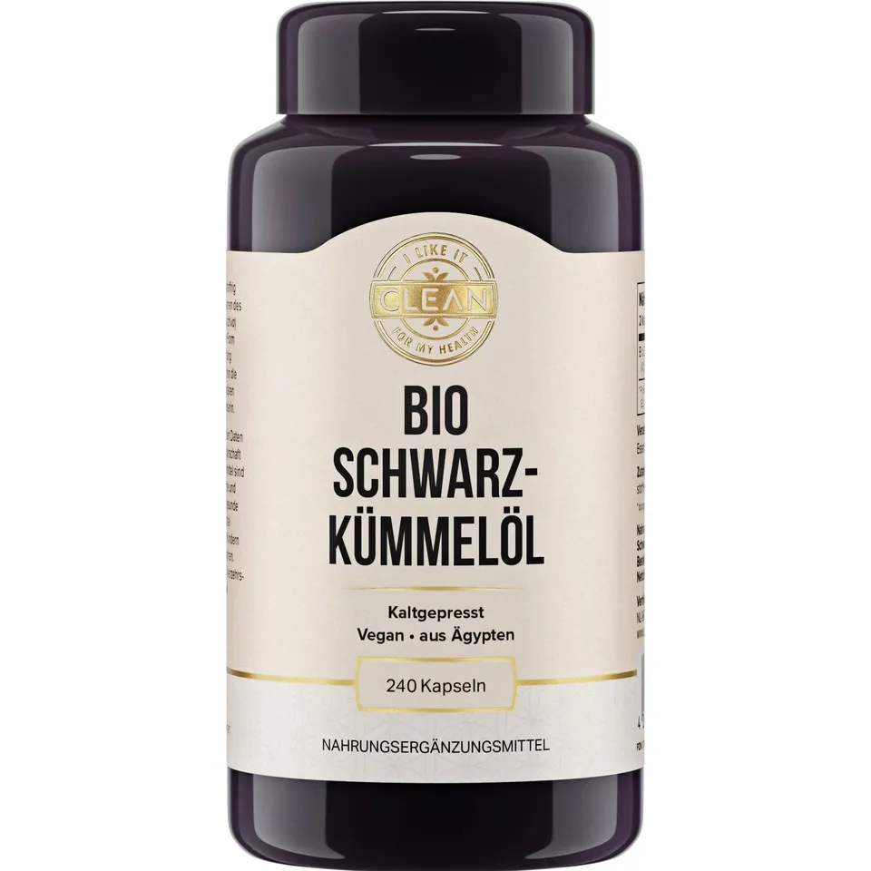 i like it clean Schwarzkümmel huile cumin noir gélules 240 vegan