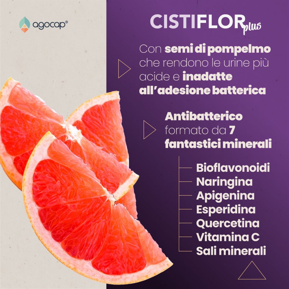 Agocap Benessere Urinario Cistiflor Plus gélules D-Mannose 60