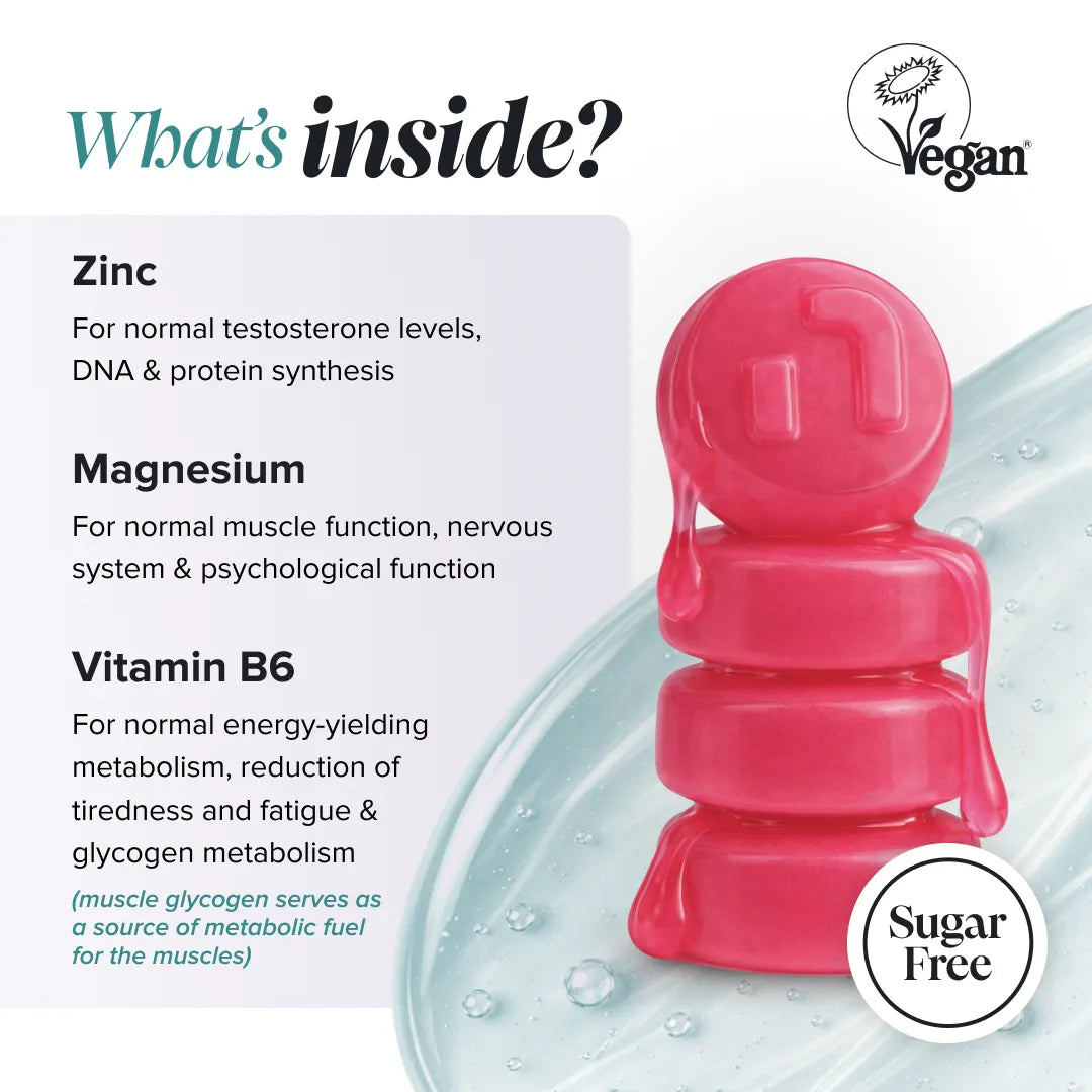 Novomins Zinc Magnésium B6 gummies sans sucre immunité