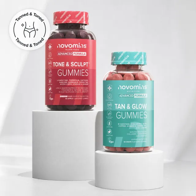 Novomins Tanned & Toned Bundle Gummies Été