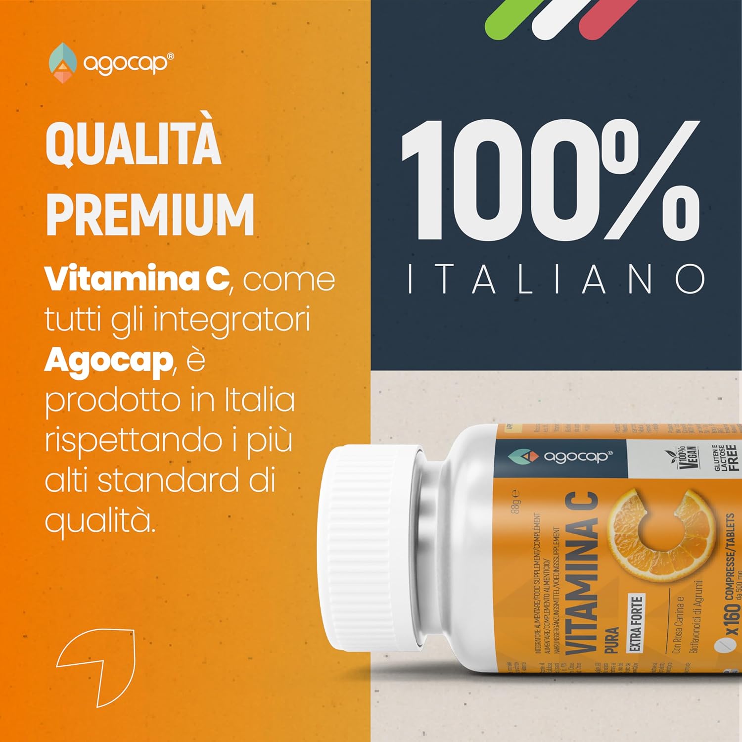 Agocap Vitamina C Extra Forte comprimés 160 immunité