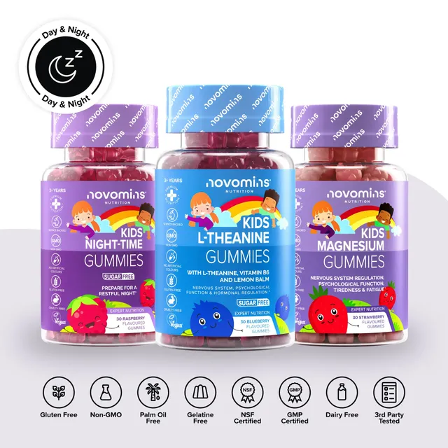 Novomins Jour & Nuit Enfants pack 3 gummies calme