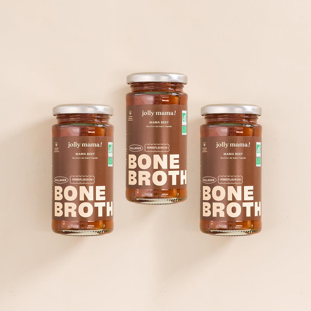 Jolly Mama Bouillons Mama beef bone broth 6 bouillons collagène