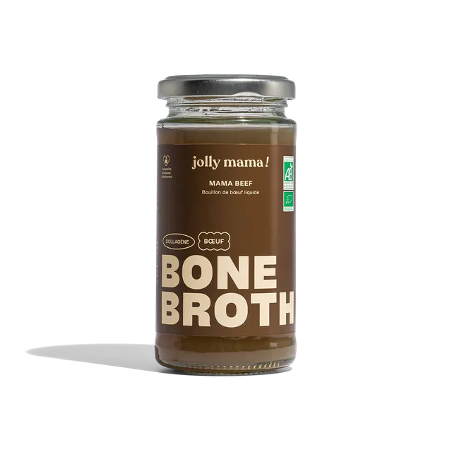 Jolly Mama Bouillons Mama beef bone broth 6 bouillons collagène