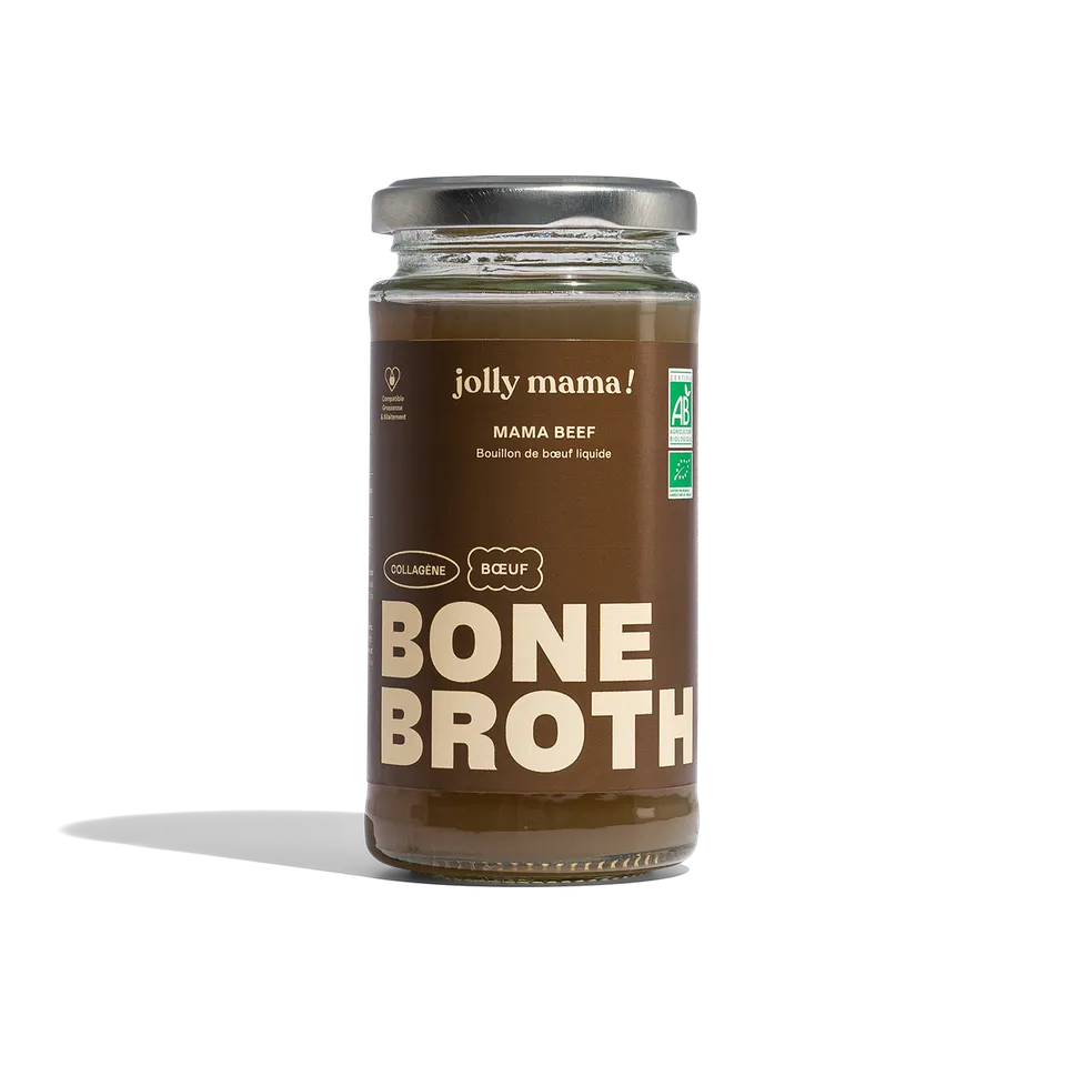 Jolly Mama Bouillons Mama beef bone broth 6 bouillons collagène