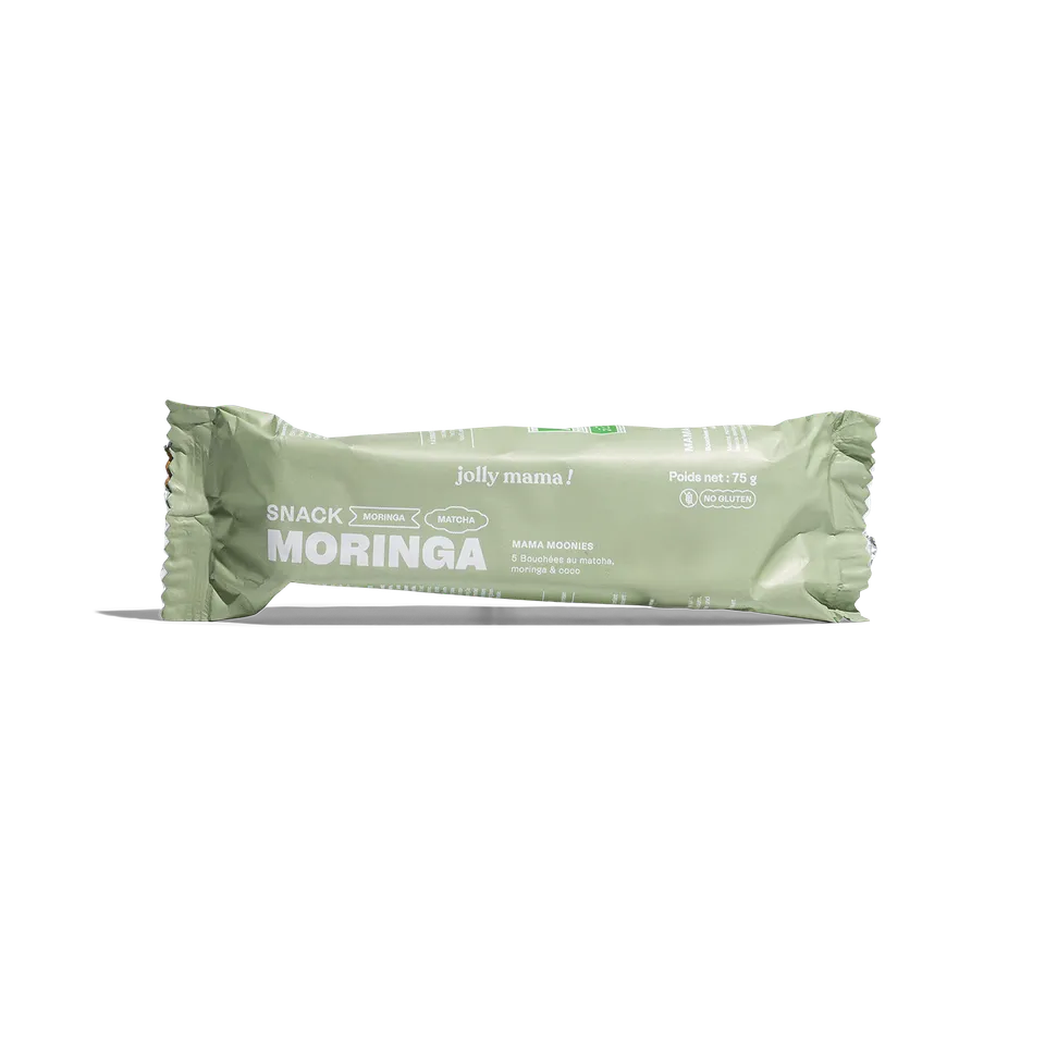 Jolly Mama Snacks Mama Moonies snack matcha sans gluten 1 produit