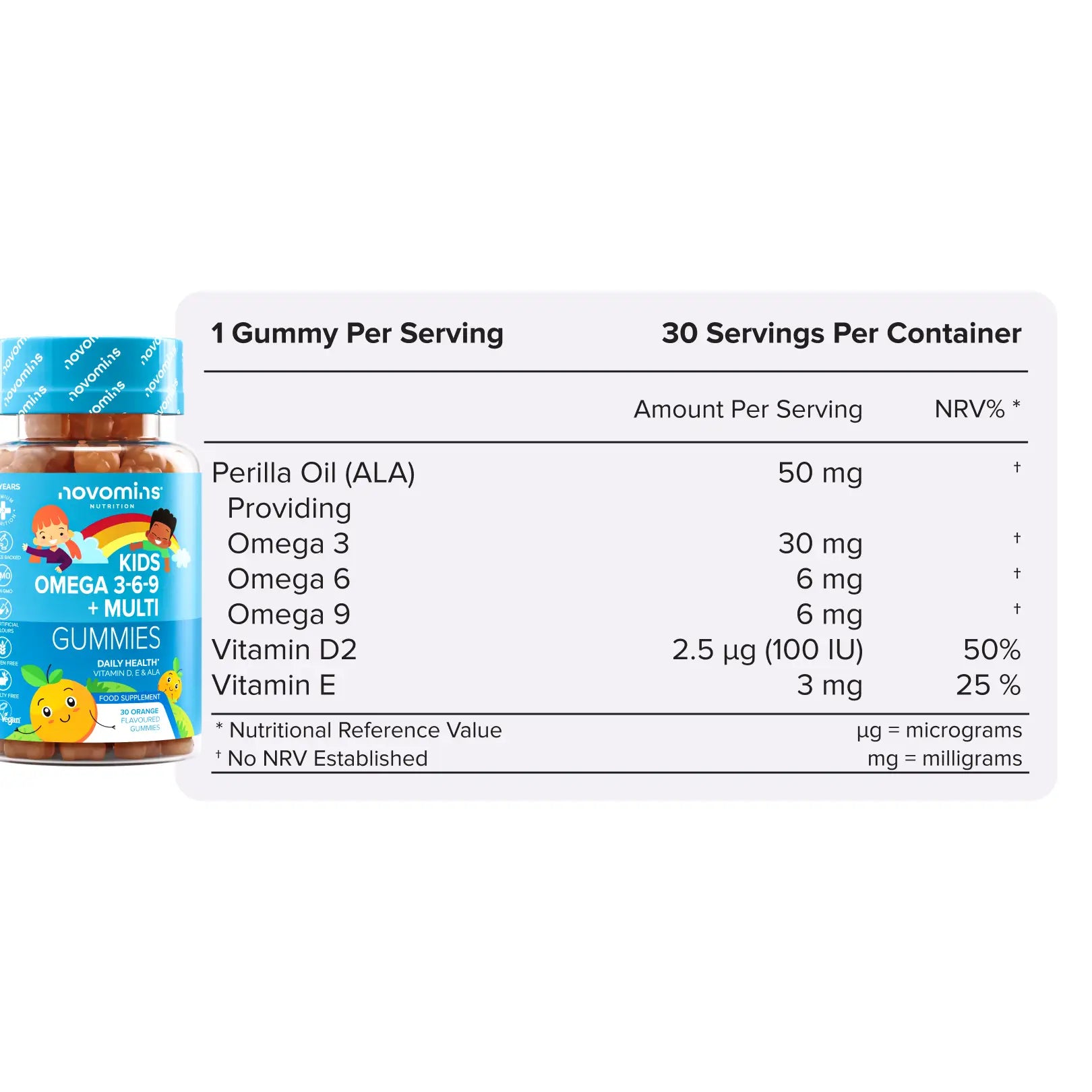 Novomins Coffrets & Packs Pack Détente & Concentration Enfants 3 gummies