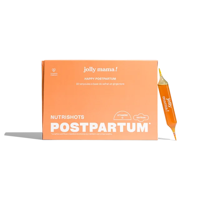 Jolly Mama Happy Postpartum complément alimentaire postpartum gingembre