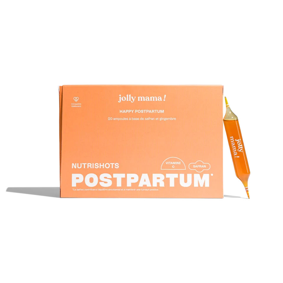 Jolly Mama Happy Postpartum complément alimentaire postpartum gingembre