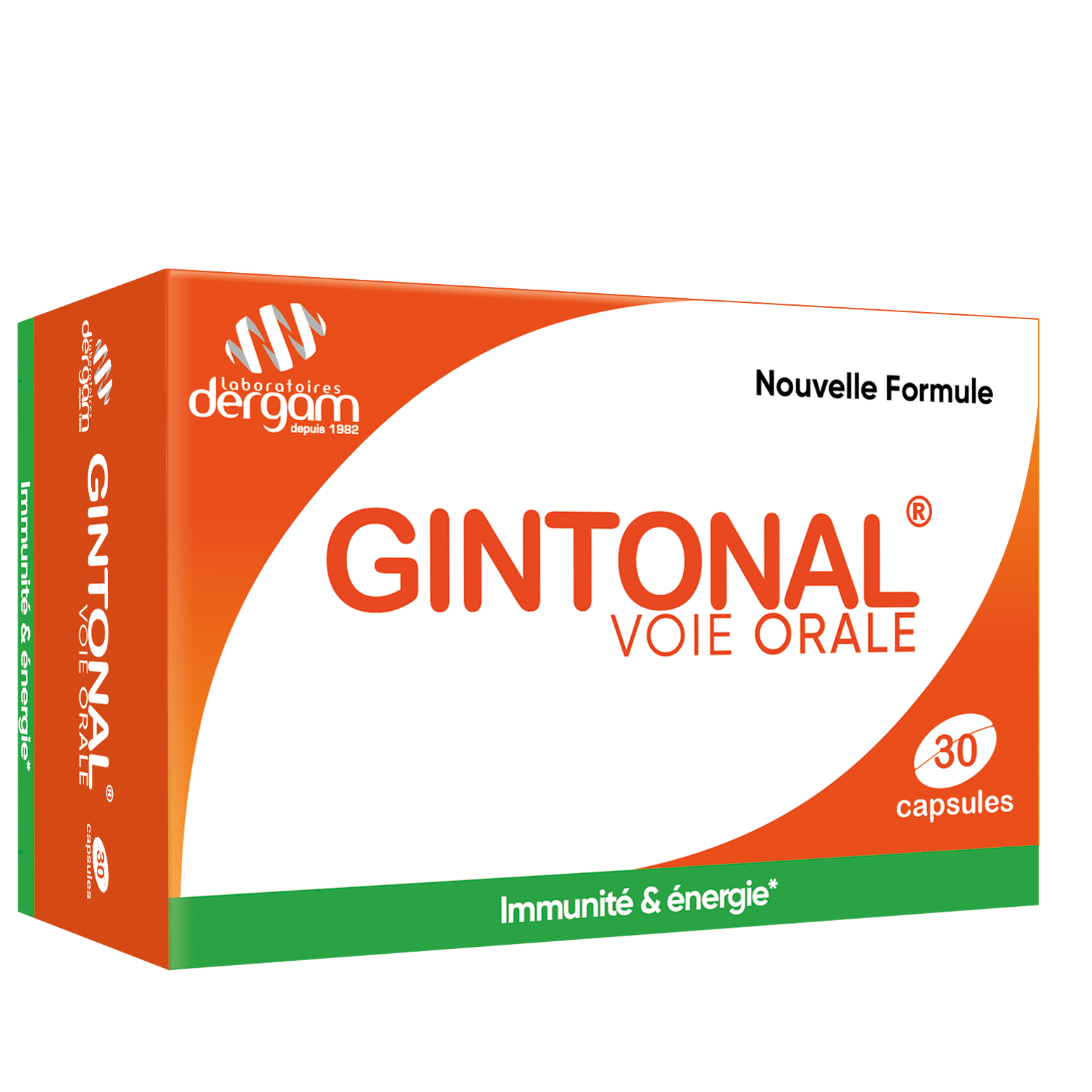 Dergam Sommeil & Tonus Gintonal complément alimentaire gélules