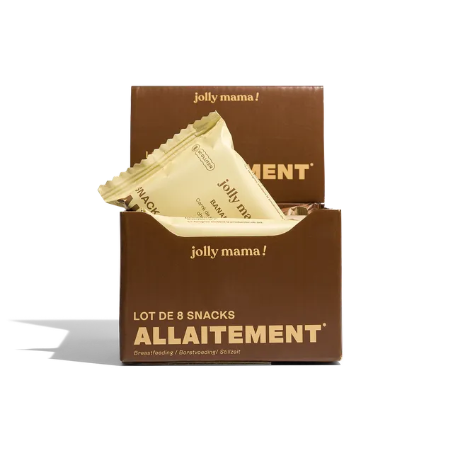 Jolly Mama Découverte allaitement pack 8 snacks fenugrec DHA