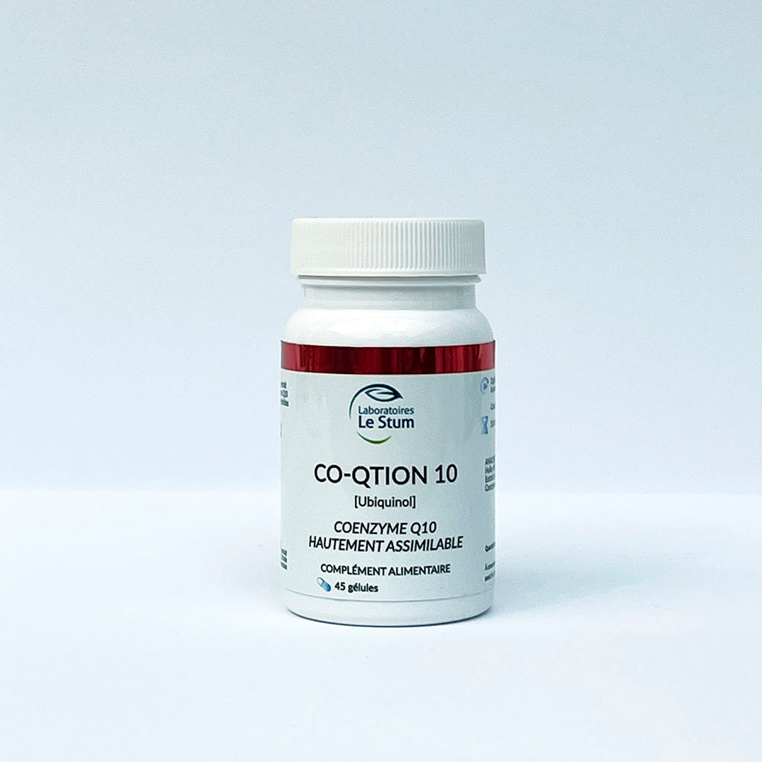 Le Stum Co-Qtion 10 complément Q10 ubiquinol énergie FR