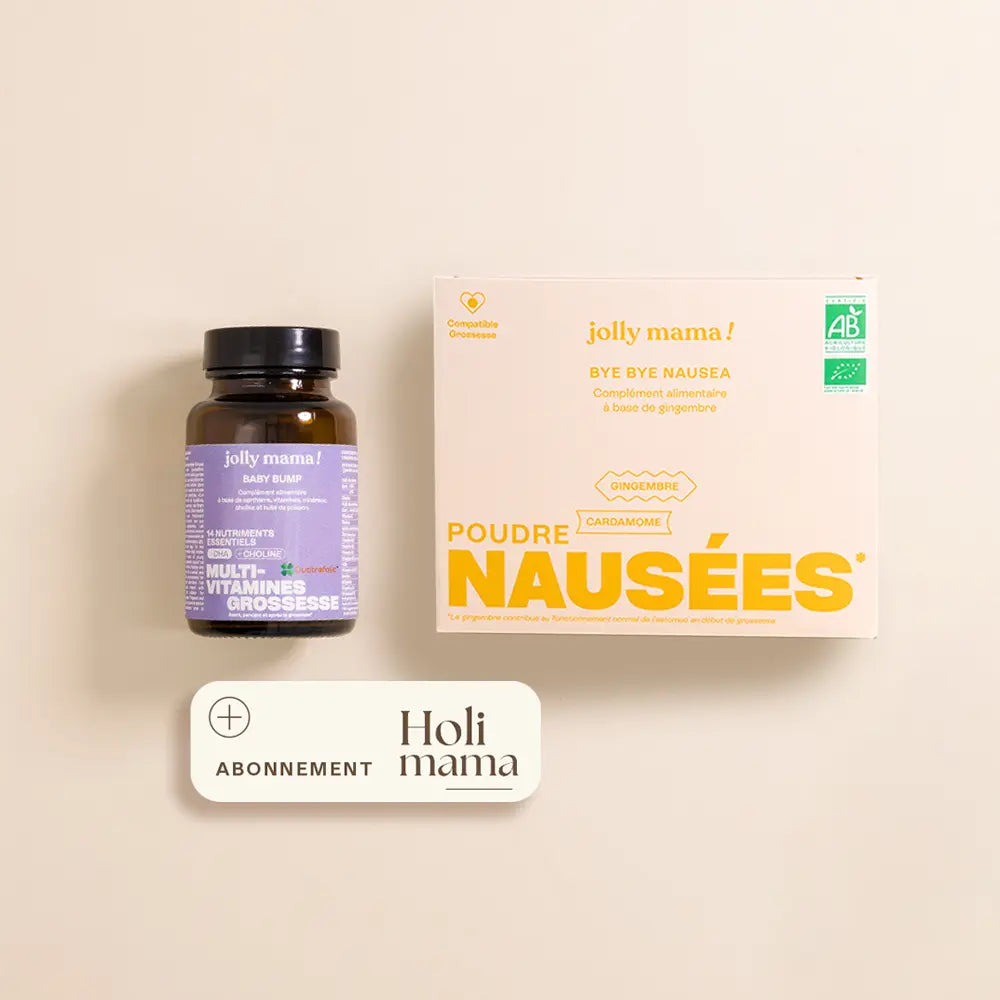 Jolly Mama Lots et packs Pack T1 multivitamines grossesse gingembre