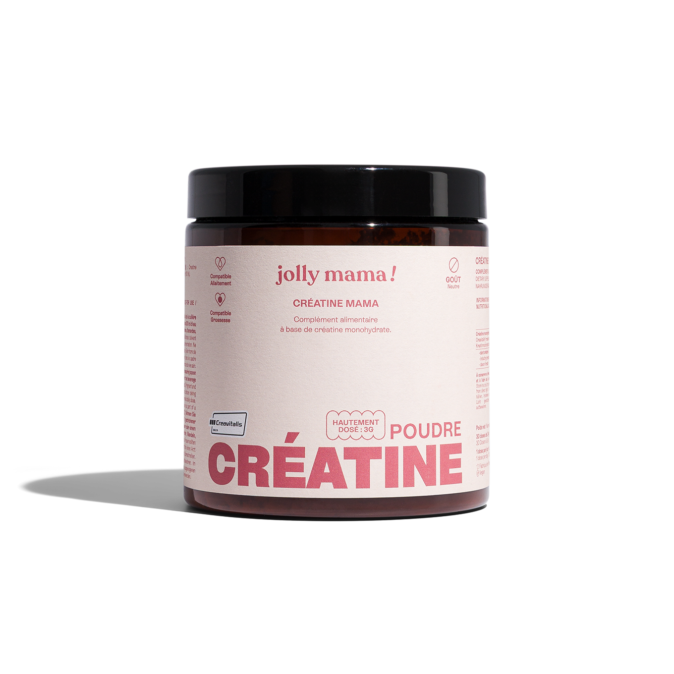 Jolly Mama Créatine Mama complément créatine 3 g Creavitalis