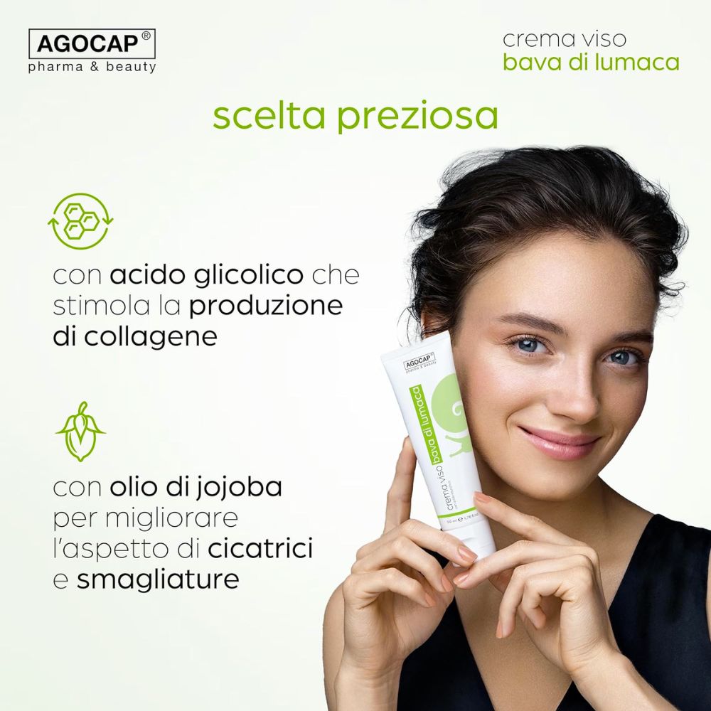 Agocap Skincare Bave Escargot crème visage 50 ml