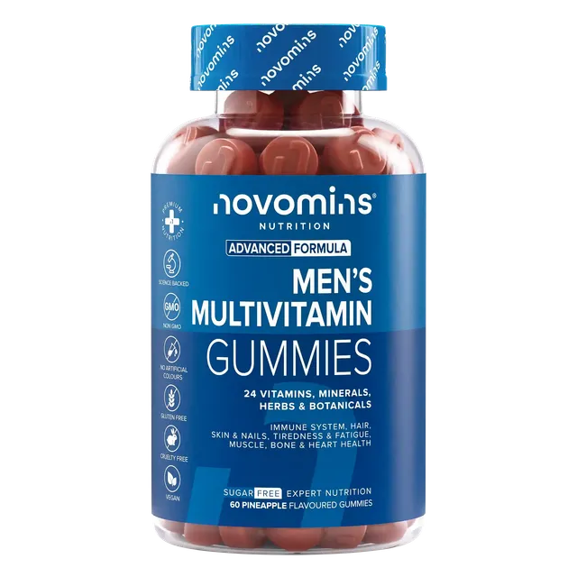 Novomins Multivitamines Hommes Gummies Sans Sucre