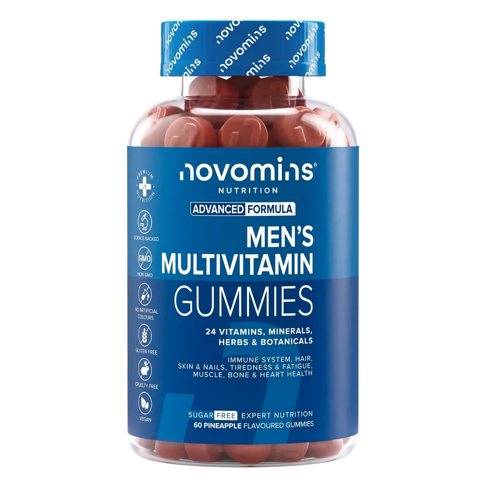 Novomins Multivitamines Hommes Gummies Sans Sucre