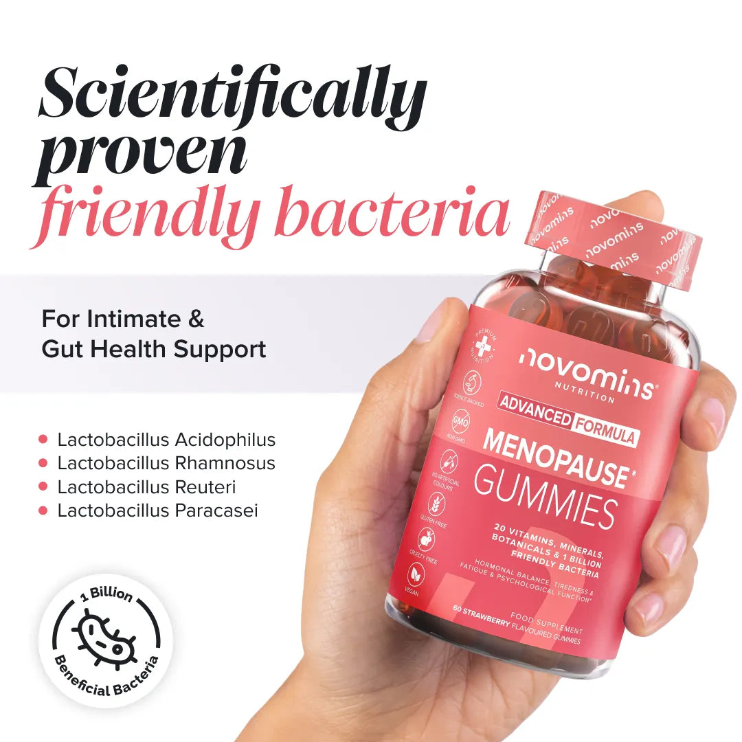 Novomins Ménopause Gummies ménopause maca magnésium 19 actifs