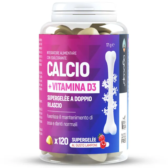 Agocap Calcium vitamine D3 gummies os dents