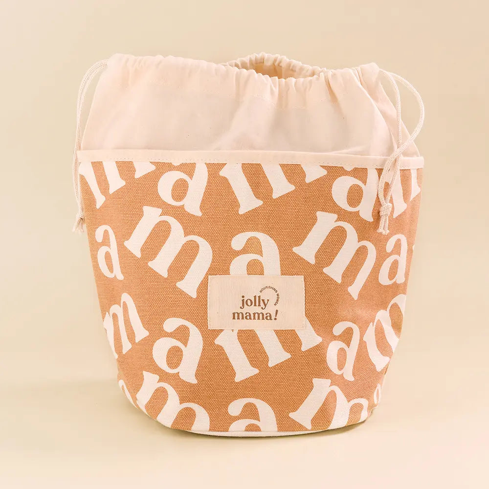 Jolly Mama Trousse ronde trousse coton bio GOTS