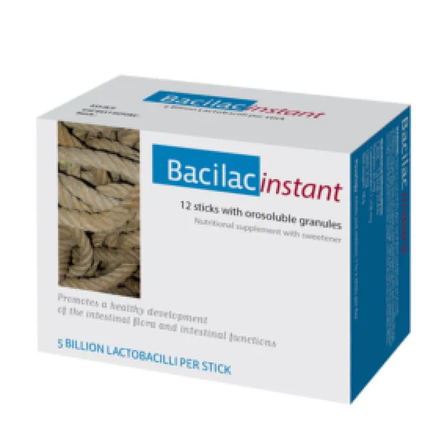 Vinalac Bacilac Instant probiotique 16 sticks vanille L.rhamnosus