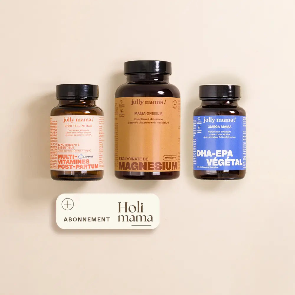 Jolly Mama Pack post-partum multivitamines vegan + Holimama