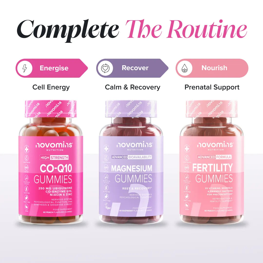 Novomins Gummies Co-Q10 Cœur Ubiquinone Zinc