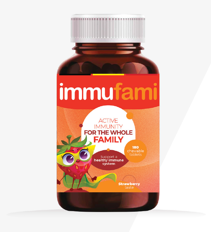 Vinalac Immubiotic Family probiotique 60 fraise immunité