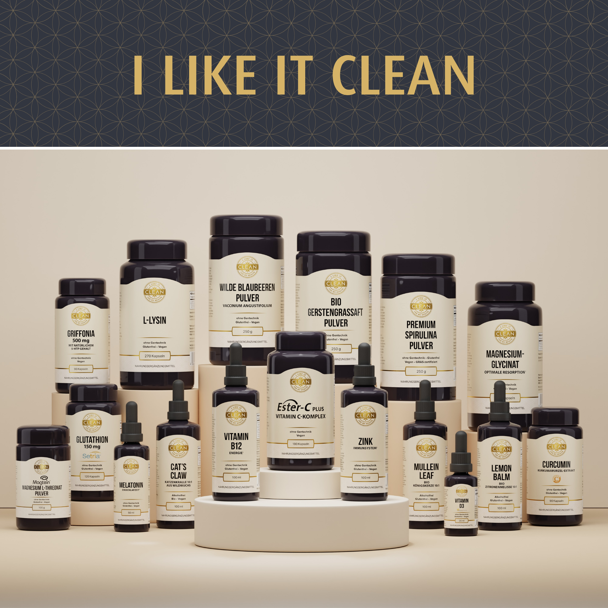 i like it clean Collagène poudre 250 g vegan peau VeCollal