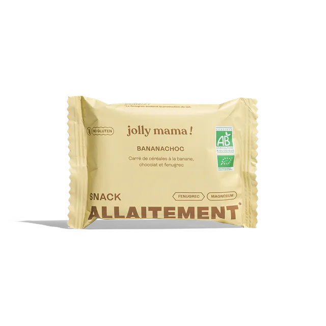 Jolly Mama Banana choc snacks banane chocolat fenugrec