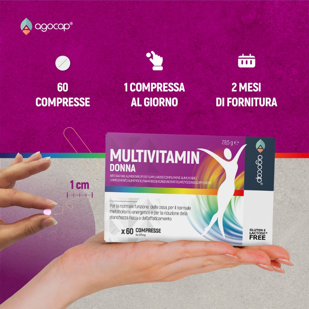 Agocap Stress e Stanchezza Multivitamin Donna multivitamine femme