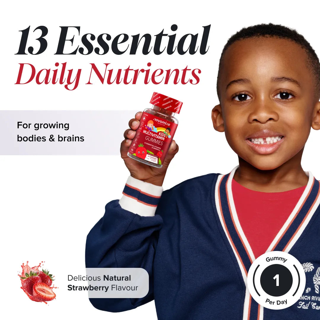 Novomins Multivitamines Enfants gummies 13 vitamines vegan