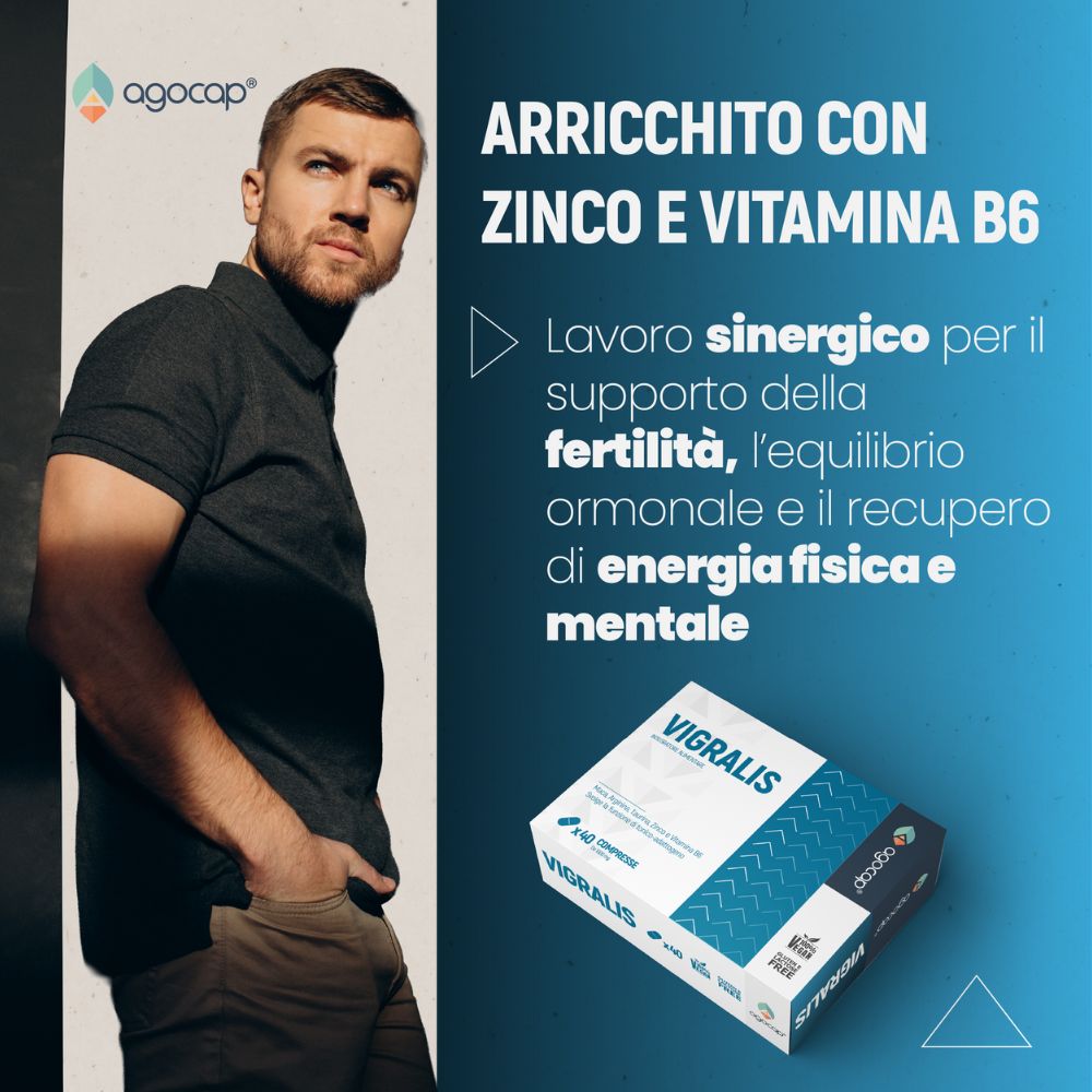 Agocap Vigralis complément énergie homme maca