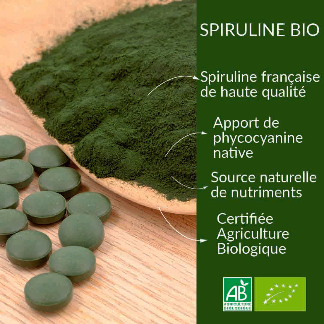 Le Stum Spiruline Bio Française Complément Tonus