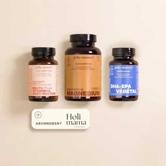 Jolly Mama Pack post-partum multivitamines vegan + Holimama