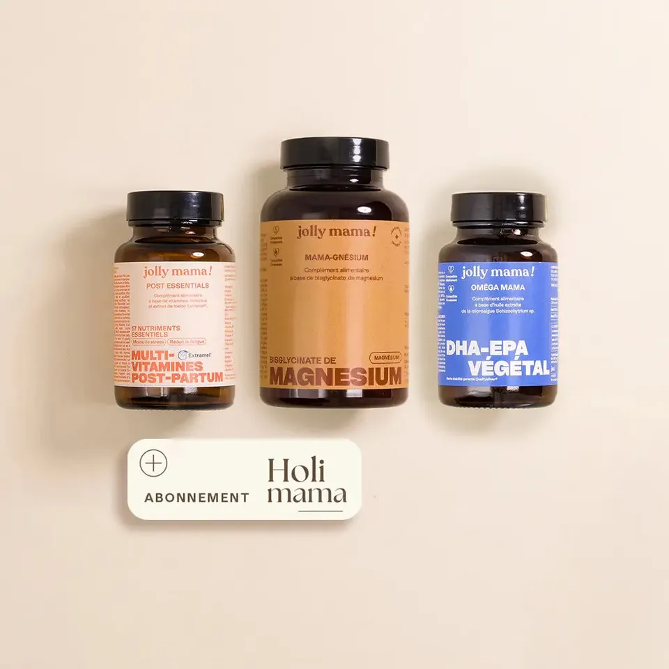 Jolly Mama Pack post-partum multivitamines vegan + Holimama