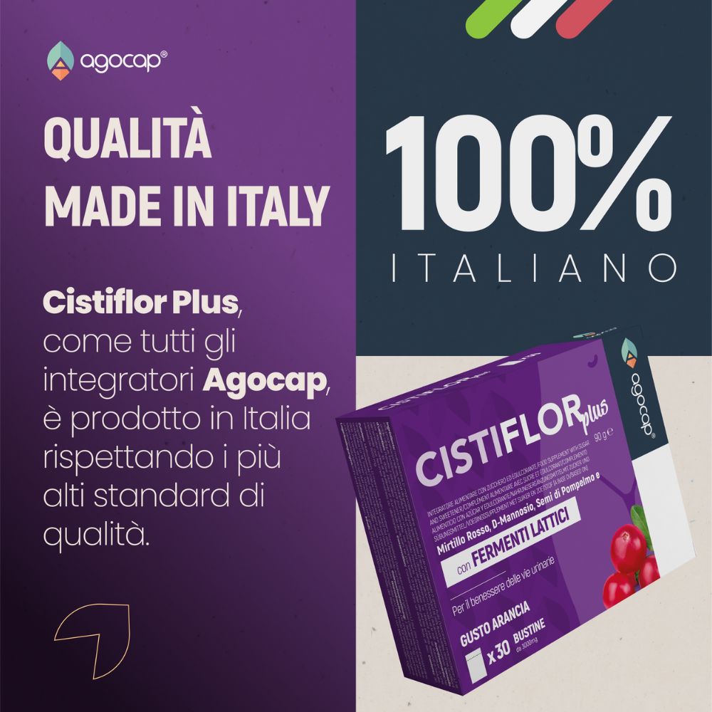 Agocap Benessere Urinario Cistiflor Plus gélules D-Mannose 60