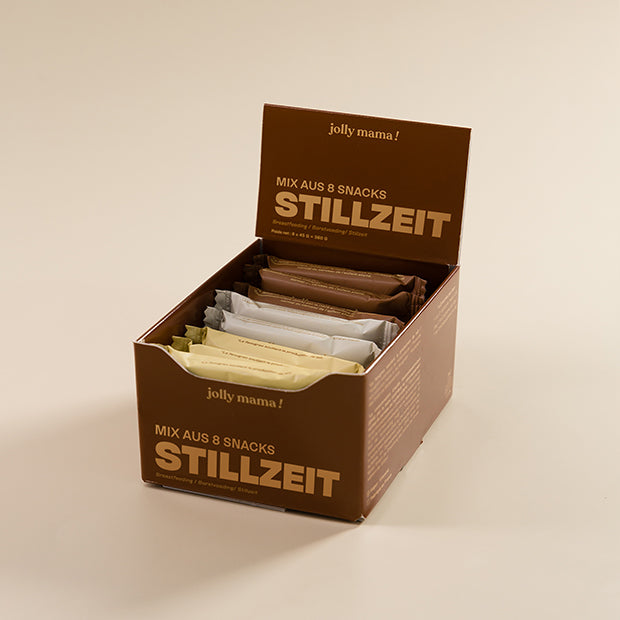 Jolly Mama Découverte allaitement pack 8 snacks fenugrec DHA