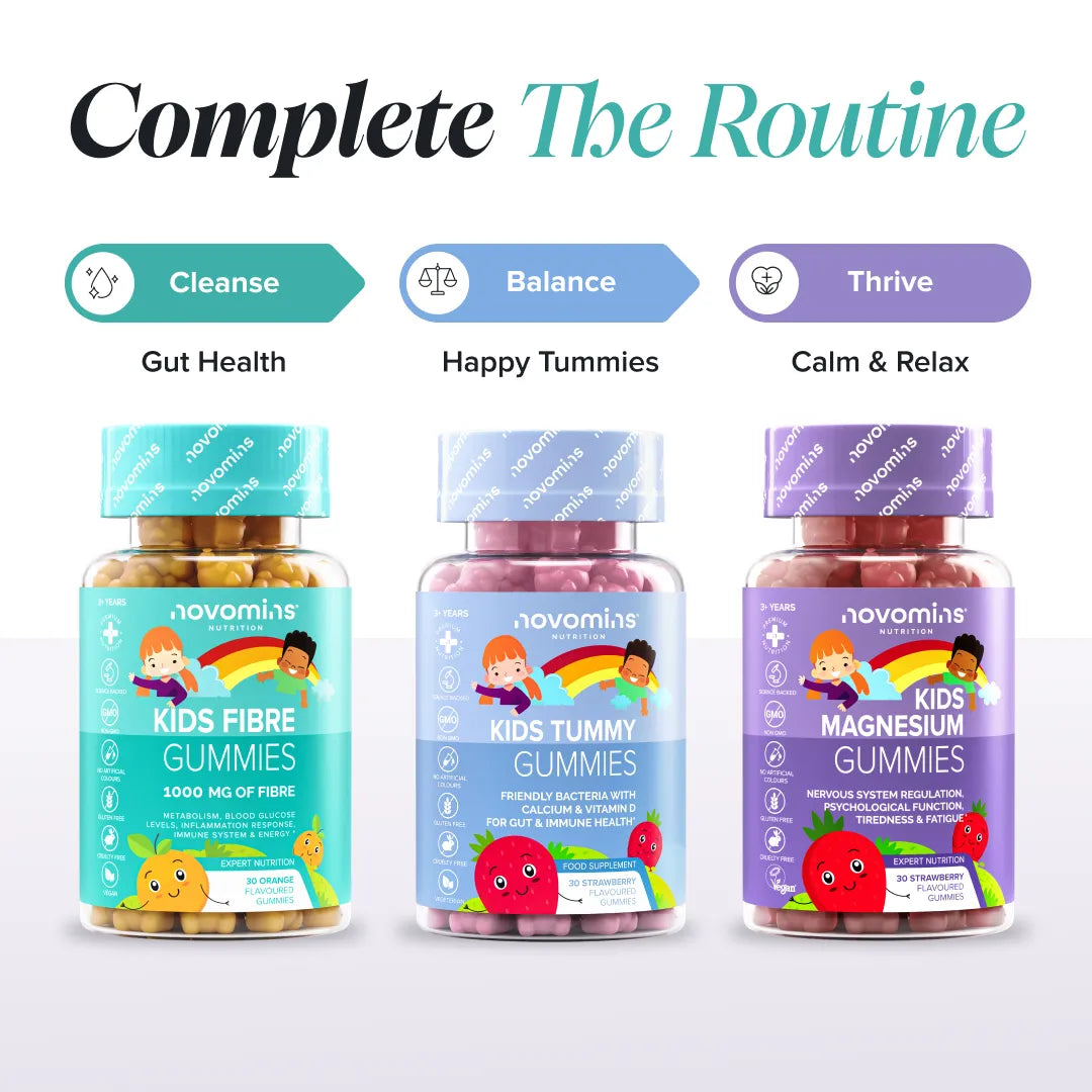 Novomins Fibres Enfants Gummies Orange 1000 mg
