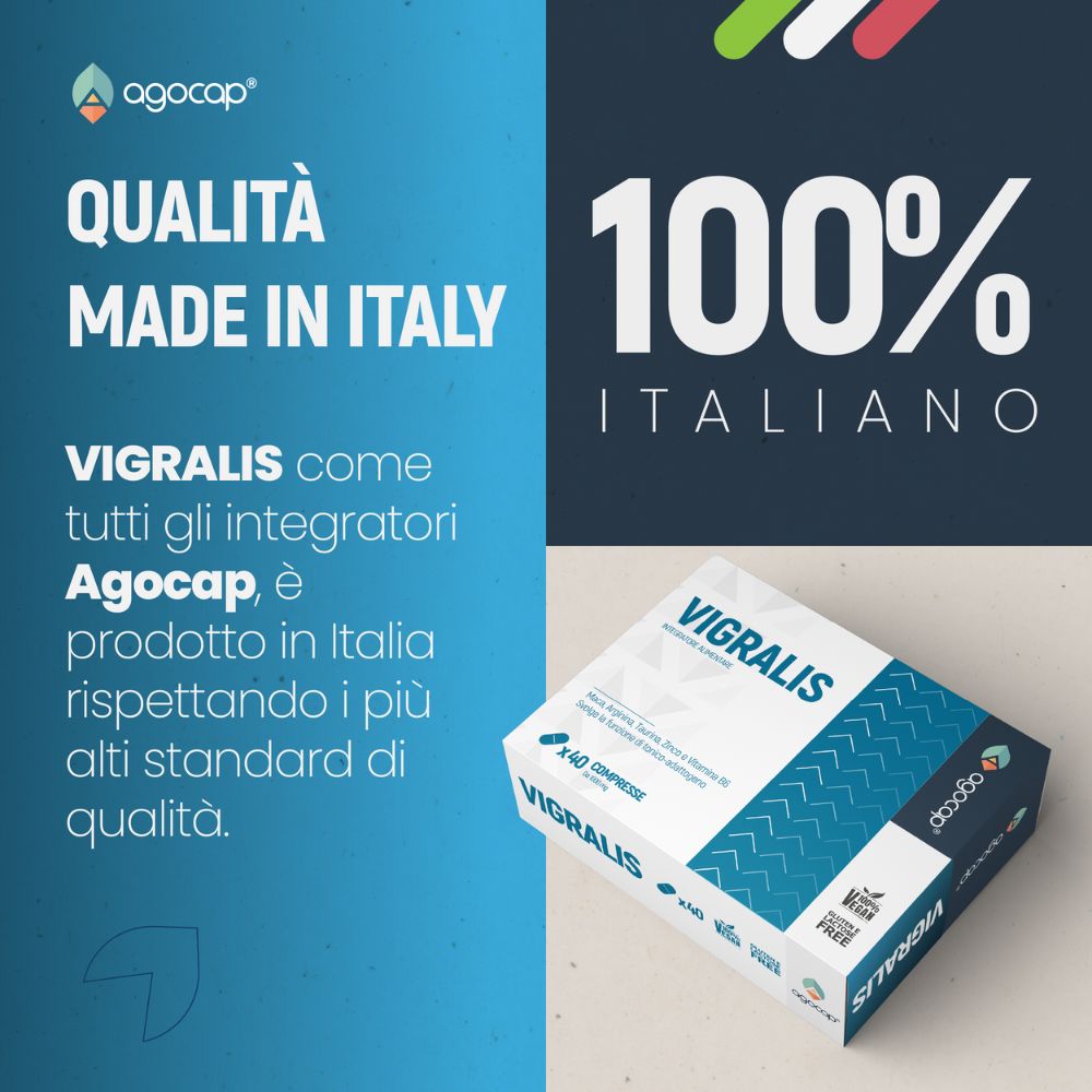Agocap Vigralis complément énergie homme maca