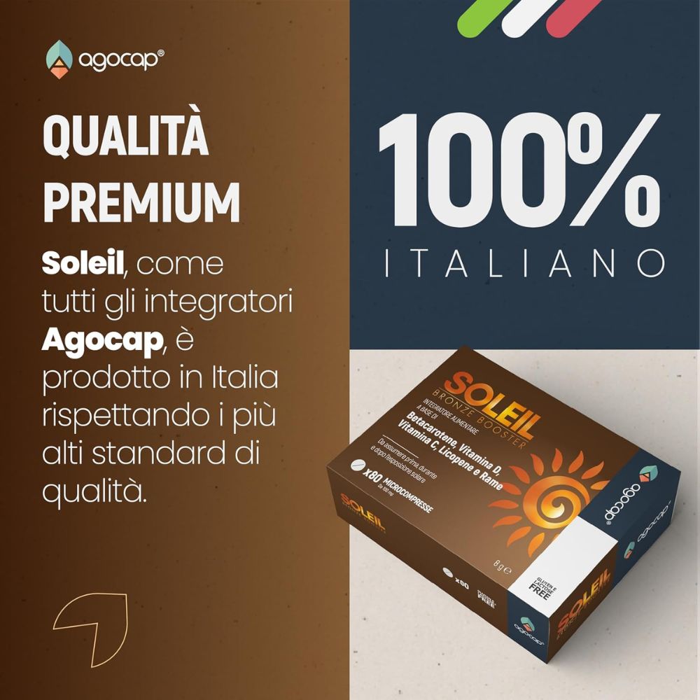 Agocap Soleil Bronze Booster bronzage 80 micro-comprimés