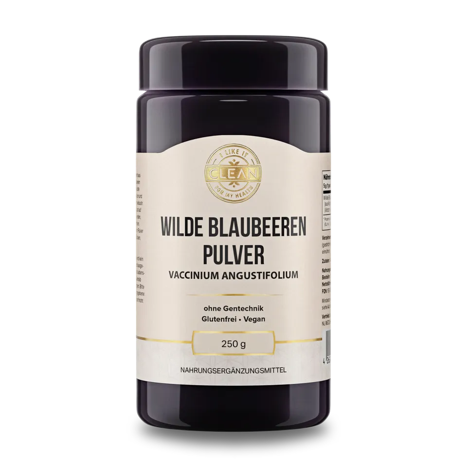 i like it clean Wilde Blaubeere poudre 250 g vegan