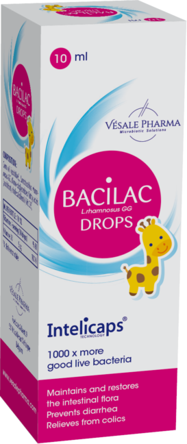 Vinalac Bacilac Drops probiotique bébé D3 10 ml