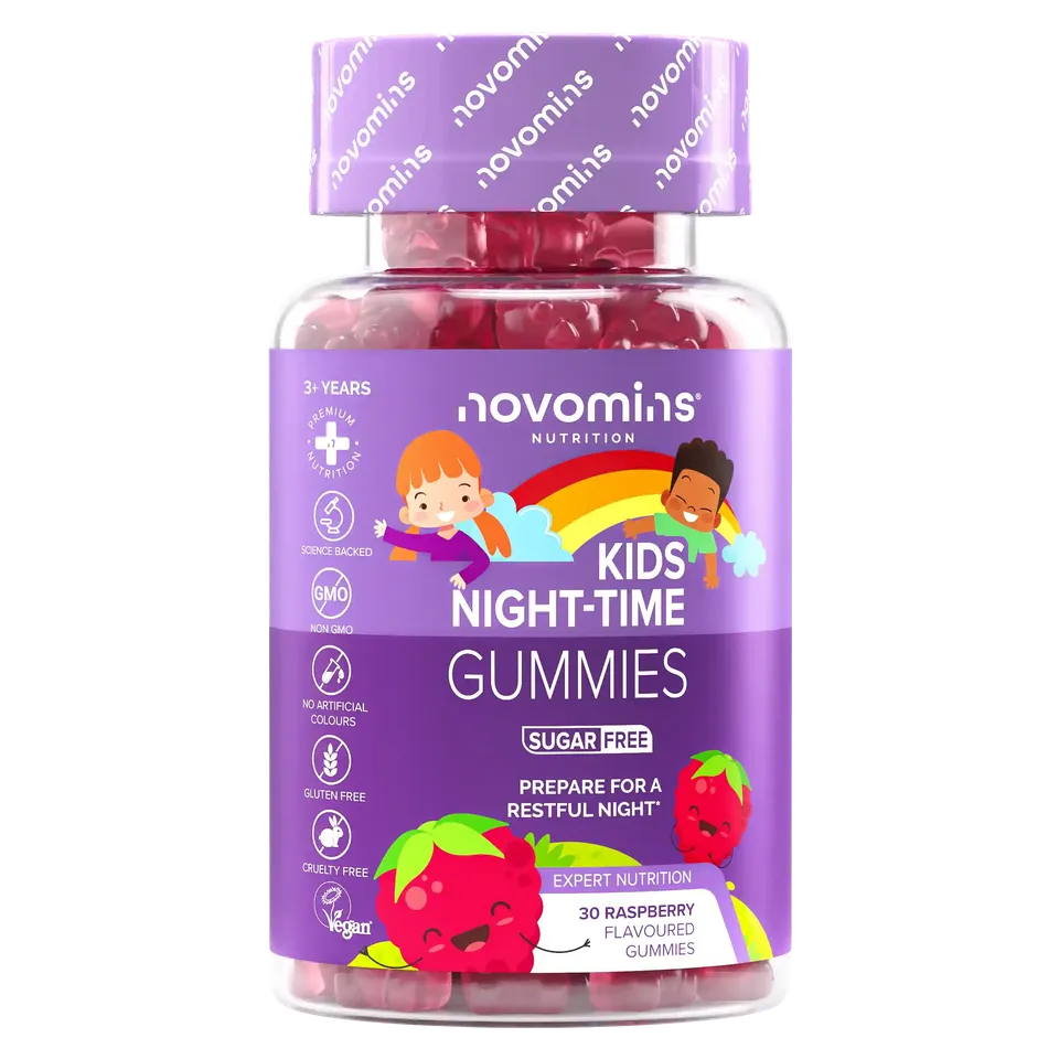 Novomins Nuit Gummies Nuit Enfants mélisse camomille