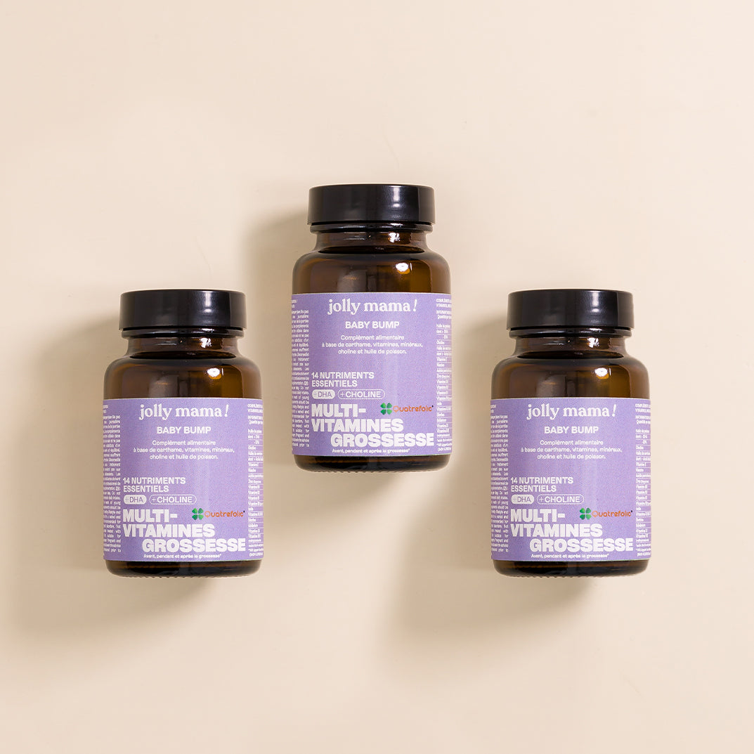 Jolly Mama Baby Bump compléments alimentaires DHA 1 mois