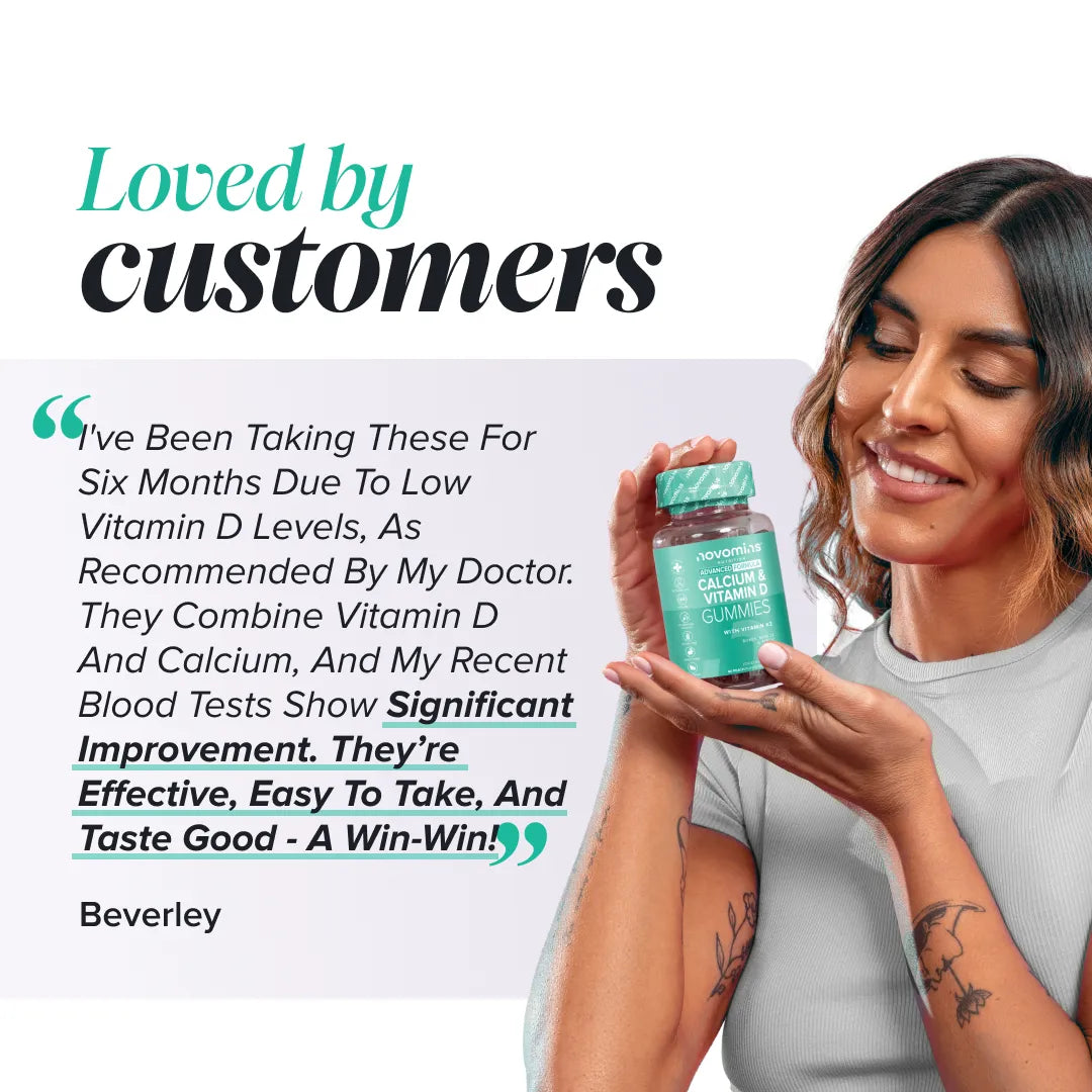 Novomins Os Gummies Calcium Vitamine D & K2 os dents