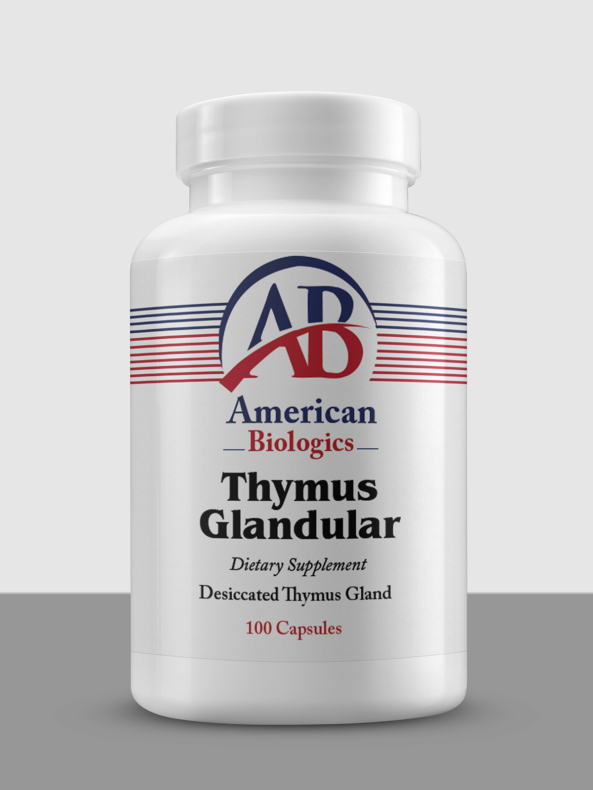American Biologics Thymus Glandular immunité 150 mg comprimés
