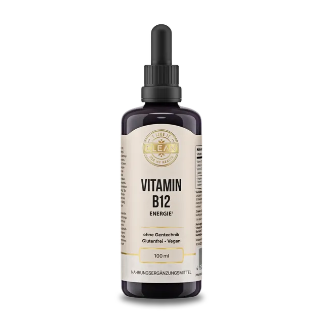 i like it clean Vitamin B12 vitamine B12 liquide 100 ml vegan