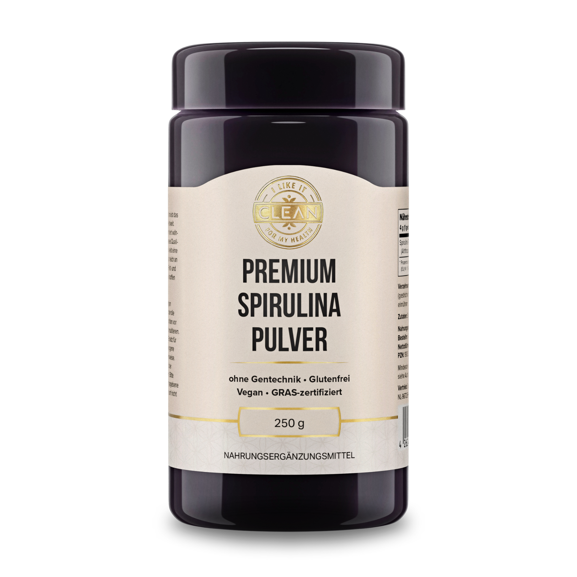 i like it clean Spiruline poudre 250 g protéines vegan