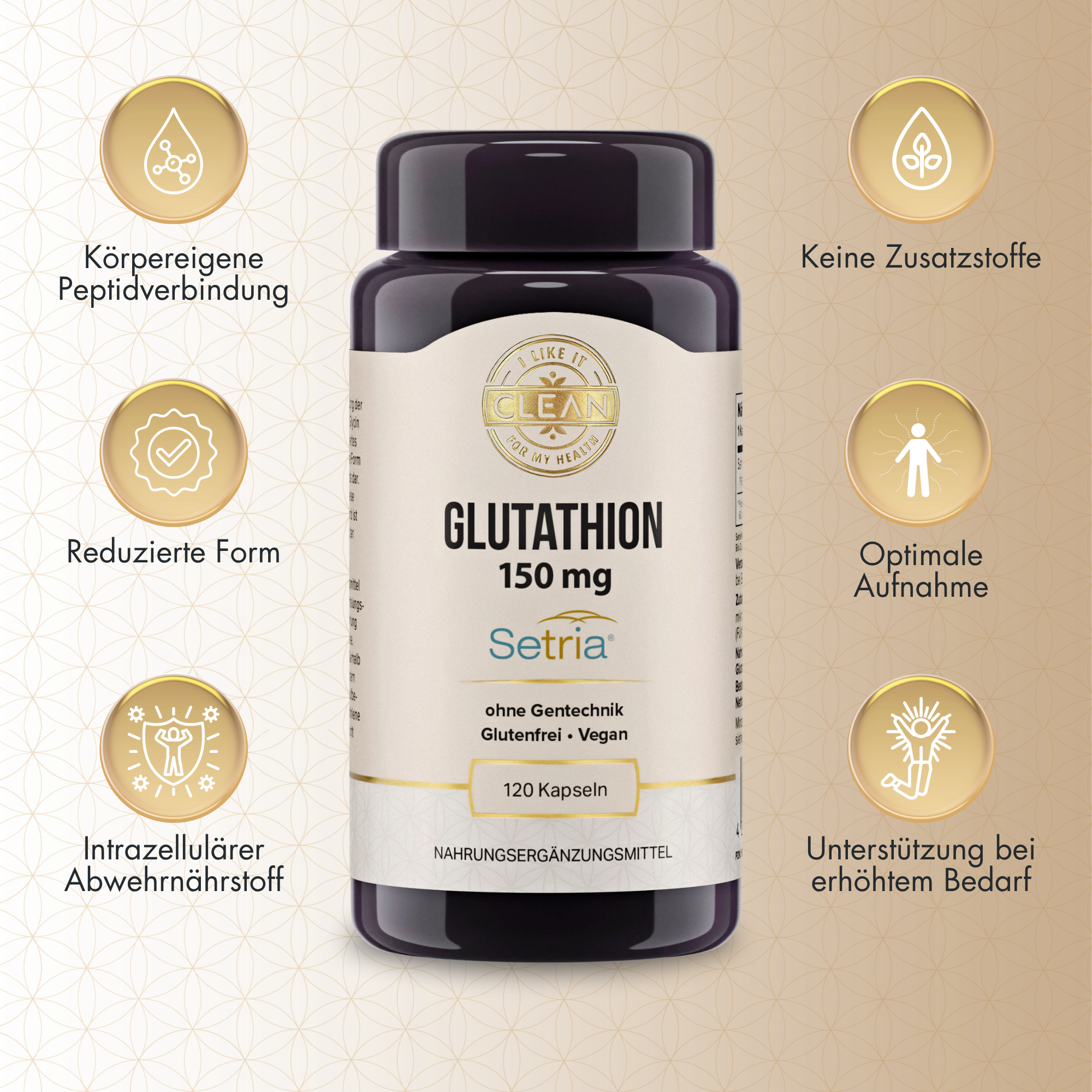i like it clean Glutathion gélules 120 150 mg antioxydant